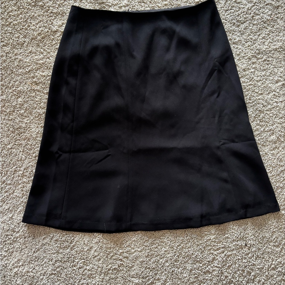 Talbots Black Midi Pencil Skirt Women’s Size 10 NWT Career Office Capsule